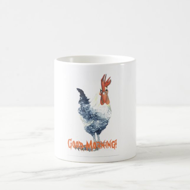 Morgon för tuppkoppbra kaffemugg (Center)