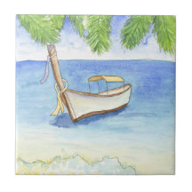 Morgon i Bali Watercolor