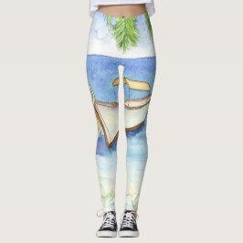 Morgon i Bali Watercolor Leggings