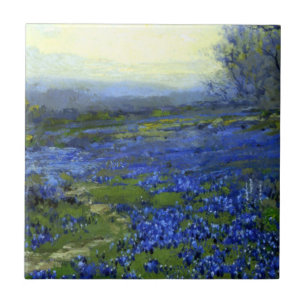 Morgon i Bluebonnets Kakelplatta