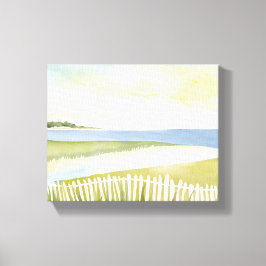 Morgon i Chatham | Cape Cod Akvarellmålning Canvastryck