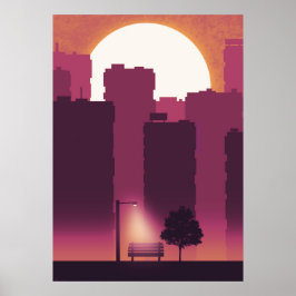 Morgon i City Poster