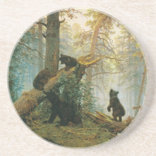 Morgon i en Gräs-skog av Ivan Shishkin Underlägg