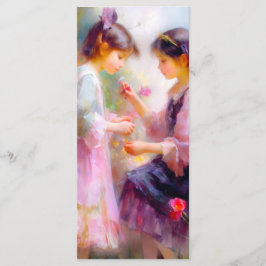 Morgon i ett Garden Bookmark Meny
