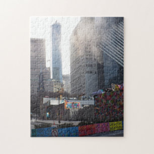 Morgon i Lower Manhattan New York City NYC Pussel