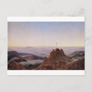 Morgon i Riesengebirge - Caspar David Friedrich Vykort