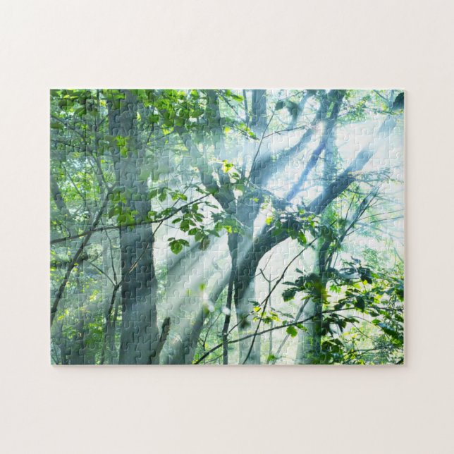 Morgon i skogen pussel (Horisontell)