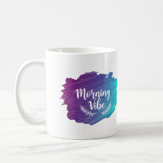 Morgon Känsla Penseldrag Mugg