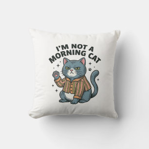 Morgon Katt Vintage Gravyr Rollig Katt T-Shirt De Kudde