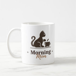 Morgon Mamma – Söt Katt Kaffe Mugg för Kattälskare