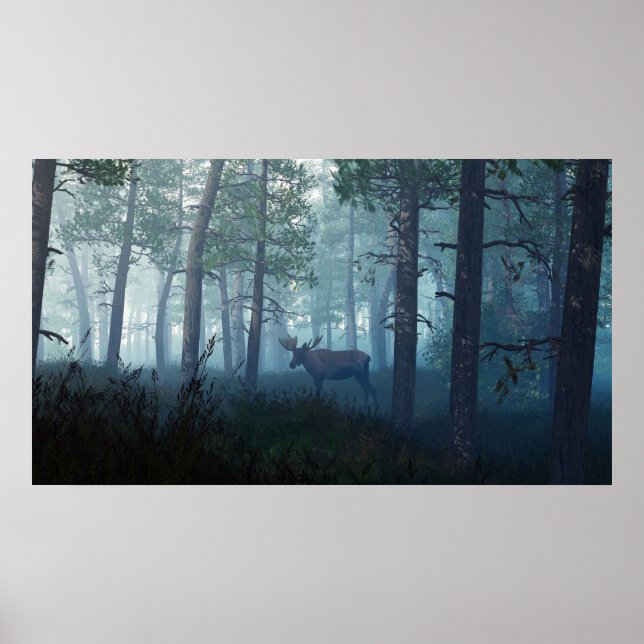 Morgon Moose Poster (Framsidan)