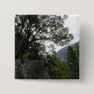 Morgon på leden till Vernal Falls i Yosemite Knapp