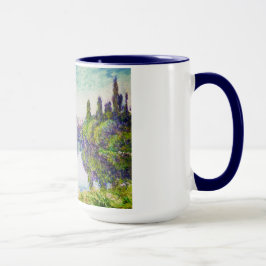 Morgon på Seinen, nära Vetheuil Claude Monet Mugg