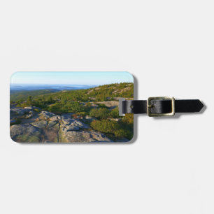 Morgon på toppen av Cadillac Mountain i Acadia Bagagebricka