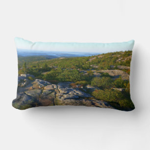 Morgon på toppen av Cadillac Mountain i Acadia Lumbarkudde