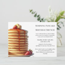 Morgon Pancake Birthday Brunch | Mysiga Helg