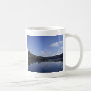 Morgon sjö kaffemugg