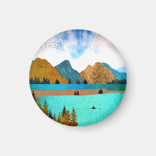 Morgon Sjö Rower Magnet