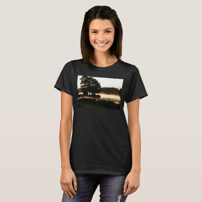 Morgon Sjö Scene wccna T Shirt (Hel framsida)