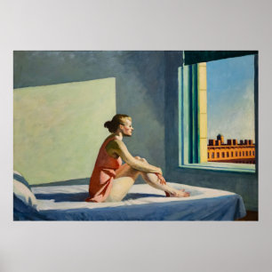 Morgon Sol - Edward Hopper Art Print Poster