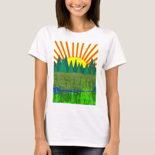 Morgon Sol över bergen tunic T-shirt Dress