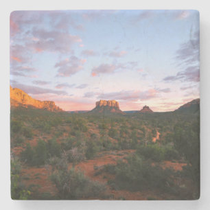 Morgon Sunrise Sedona Arizona Desert Stenunderlägg