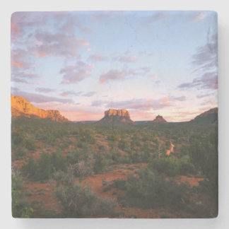 Morgon Sunrise Sedona Arizona Desert Stenunderlägg