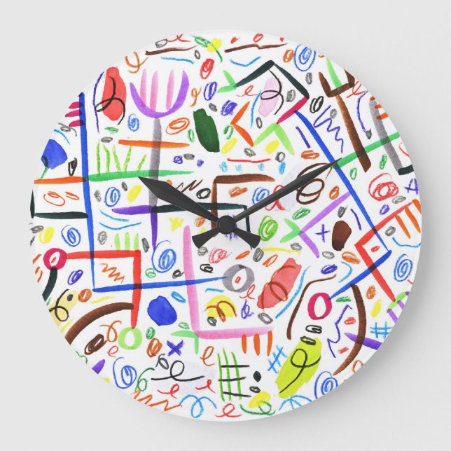 Morgon Sunshine Stor Klocka (Framsida)