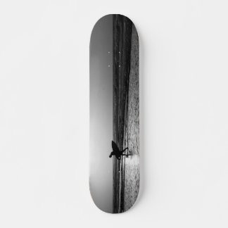 Morgon Surfer Grayscale Old School Skateboard Bräda 18 Cm