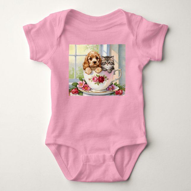 Morgon Tea T Shirt (Framsida)