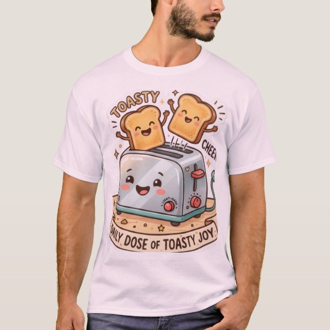 Morgon-Tost-Mästaren T Shirt (Framsida)