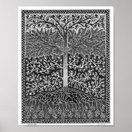Morgon Träd Poster