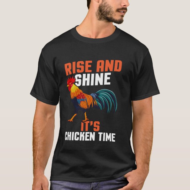 Morgon Tupp Rolig Gårdsplan T Shirt (Framsida)