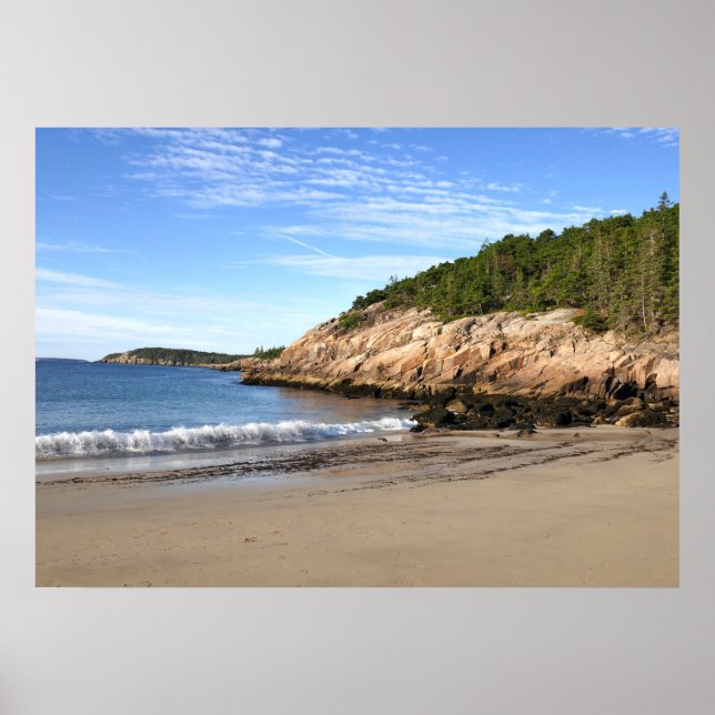 Morgon vid Sand Beach Poster (Framsidan)