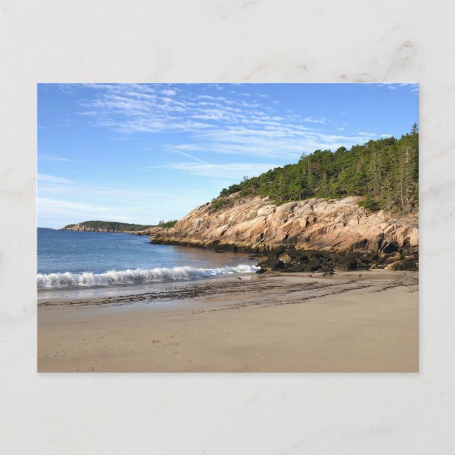 Morgon vid Sand Beach Vykort (Framsida)