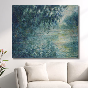 Morgon vid Seine Monet Canvastryck
