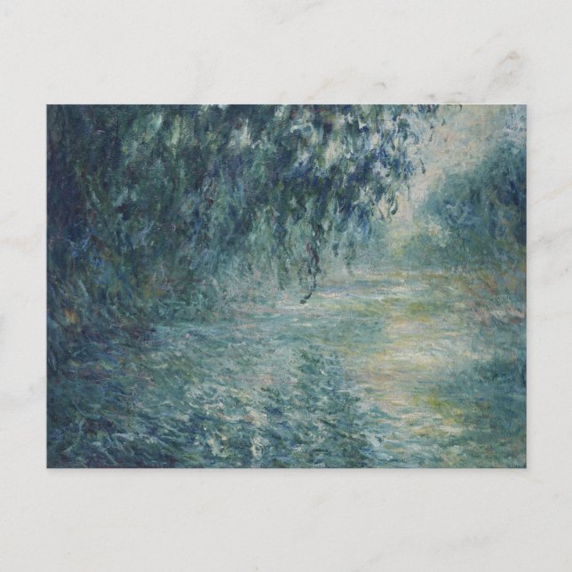 Morgon vid Seine Monet Vykort (Framsida)