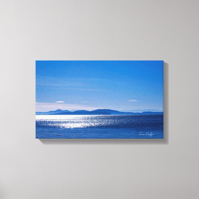 Morgon View Wildcat Cove Larrabee State Park WA Canvastryck (Framsida)