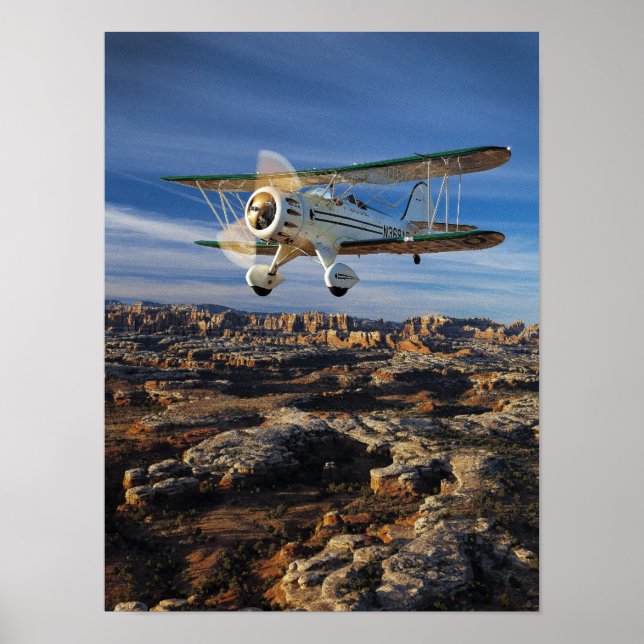 Morgon Waco Flight Poster (Framsidan)