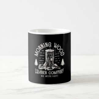 Morgon Wood T Lumber Company Camping Carpenter. Kaffemugg