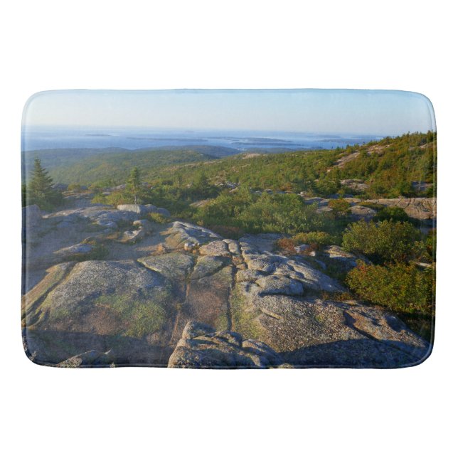 Morgonatop Cadillac Mountain i Acadia Badrumsmatta (Framsidan)
