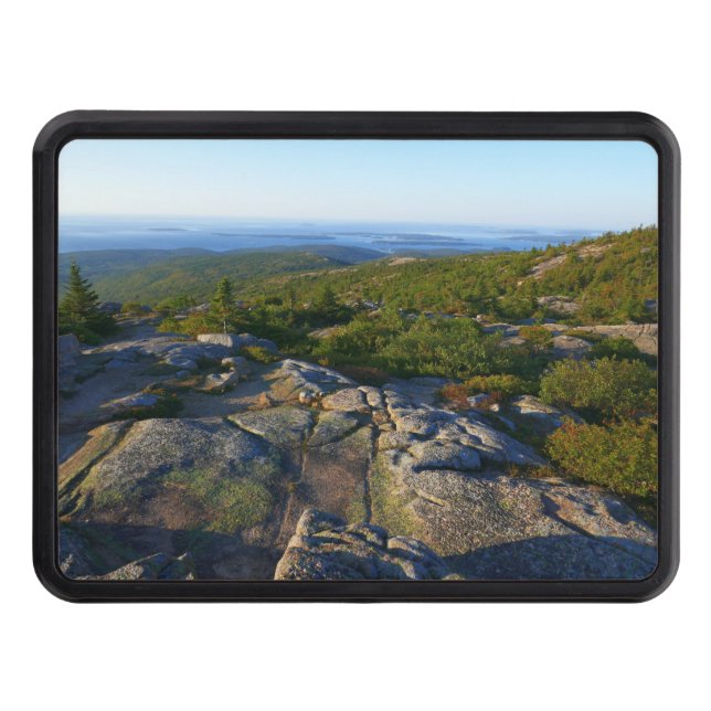 Morgonatop Cadillac Mountain i Acadia Dragkroksskydd (Framsidan)