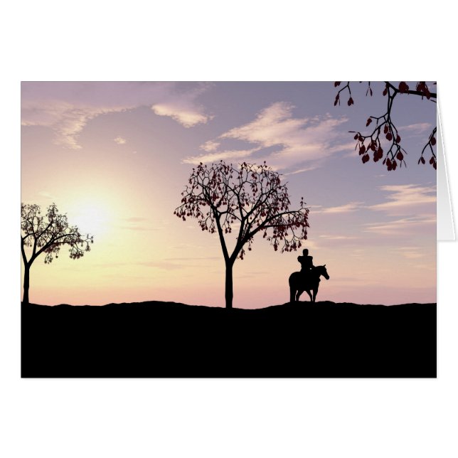 Morgonavvikelse Hälsningskort (Framsidan Horizontal)