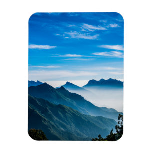 Morgonbergen Mist liggande Magnet