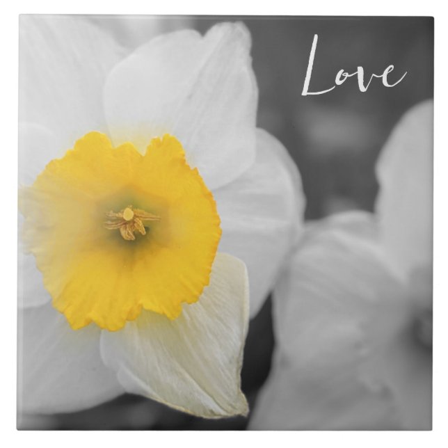 Morgonblomman i Kärlek Kakelplatta (Framsidan)