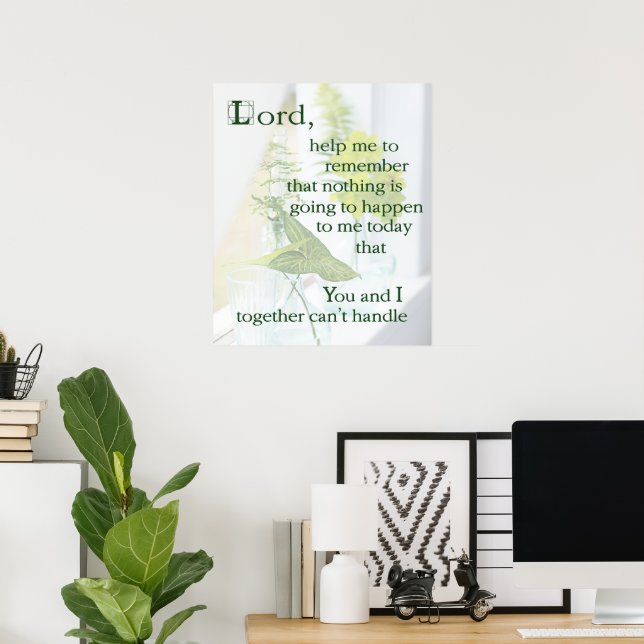 Morgonbönposter Poster (Hemmakontoret)