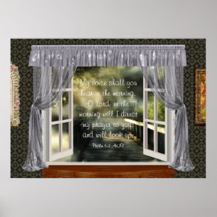 MorgonbönScripture Poster