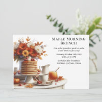 Morgonbrunch | Pannkakor & lönnsirap Mysig höst