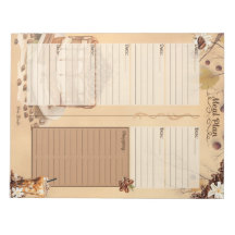 Morgonbryggning 7 Dagars Måltidsplanering Avrivbar