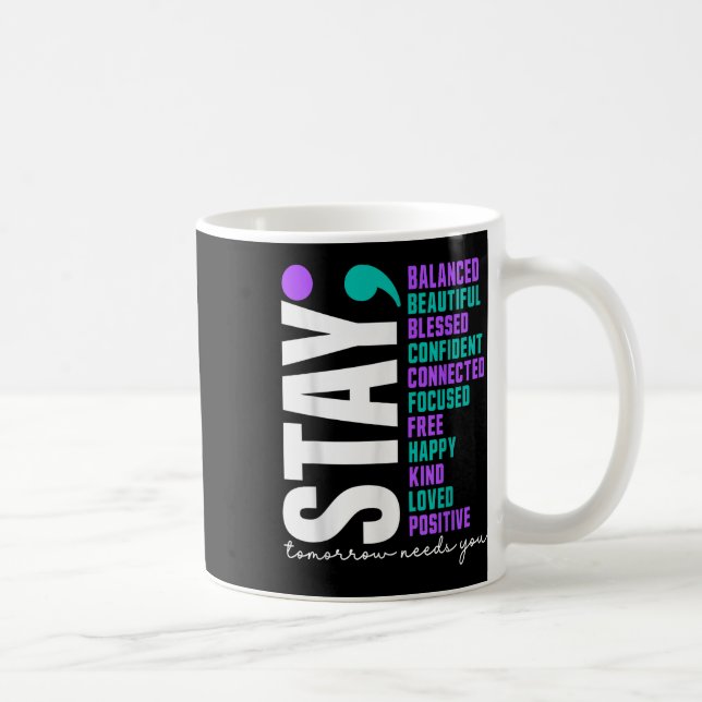 Morgondagen behöver dig Medvetenhet om förebyggand Kaffemugg (Höger)